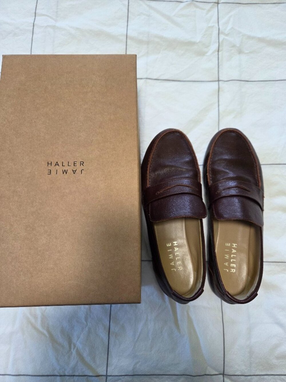Jamie Haller Oxblood Penny Loafer 37.5
